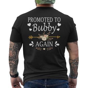 Promoted To Bubby Again Men's T-shirt Back Print - Thegiftio UK