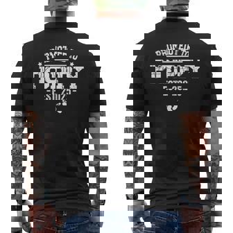 Promoted To Poppy Est 2025 First Fathers Day 2025 New Dad Men's T-shirt Back Print - Monsterry