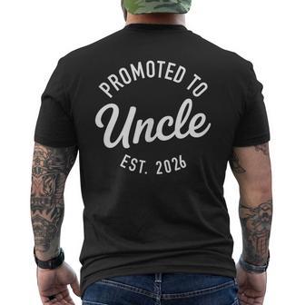 Promoted To Uncle 2026 Men's T-shirt Back Print - Thegiftio UK