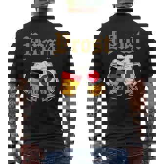 Prost ドイツ-日本オクトーバーフェストビールマグ 旗デザイン メンズTシャツ バックプリント - Kawaiitshirt