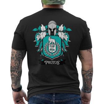 Protos House Of Success Teachers Students Men's T-shirt Back Print - Thegiftio UK