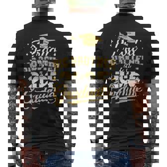 Proud Big Brother Class Of 2025 Graduate Senior Graduation Men's T-shirt Back Print - Thegiftio UK