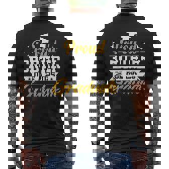 Proud Brother Of A 2025 Graduate Apparel Men's T-shirt Back Print - Thegiftio UK