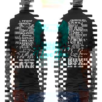 Proud My Brother In Heaven Happy Father's Day Proud Brother Men's T-shirt Back Print | Mazezy