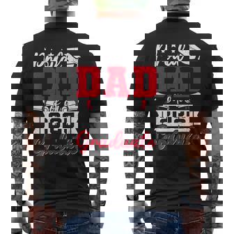 Proud Dad Of A 2025 Graduate Dad Graduation 2025 Father Men's T-shirt Back Print | Mazezy