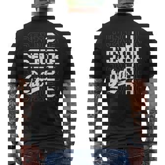 Proud Senior Dad Class Of 2026 Graduation 2026 Senior Dad 26 Men's T-shirt Back Print - Thegiftio