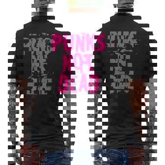 Punks Not Dead パンクズ・ノット・デッド メンズTシャツ バックプリント - Kawaiitshirt