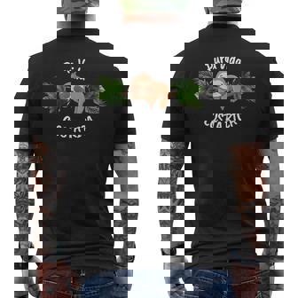 Puraida コスタリカ ナマケモノ リラックス メンズTシャツ バックプリント - Kawaiitshirt