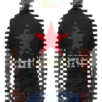 Rage Against The Music Vintage Machine Style Men's T-shirt Back Print - Monsterry