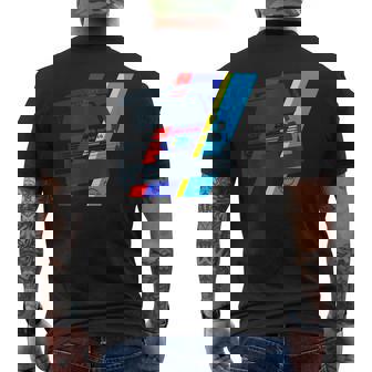 Rallye Group B クラシックカーレースとモータースポーツレース メンズTシャツ バックプリント - Kawaiitshirt