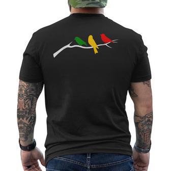Rasta Reggae Music Jamaica Rastafari Roots Jamaican Men's T-shirt Back Print - Thegiftio UK