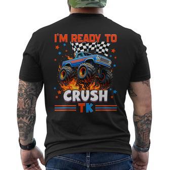 Im Ready To Crush Tk Monster Truck Back To School Boys Men's T-shirt Back Print - Thegiftio UK