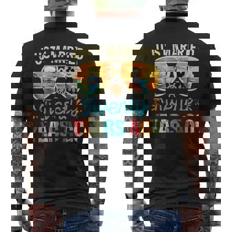 Recién Casados Hace 20 Años Crucero Por El 20 Aniversario De Parejas Camiseta Hombre Estampado Espalda - Regaloses