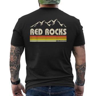 Red Rocks Colorado Men's T-shirt Back Print - Thegiftio UK