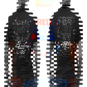 Red White & Blue Family Crew 2025 Men's T-shirt Back Print - Thegiftio