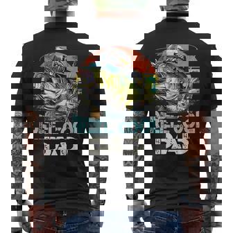 Reel Cool Dad Fishing Vintage Retro Father's Day Men's T-shirt Back Print - Thegiftio