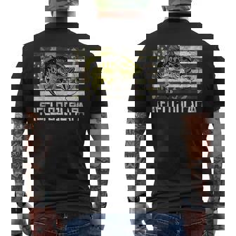 Reel Cool Dad Papa Fishing Fisherman Fish Lover Father's Day Men's T-shirt Back Print - Thegiftio UK
