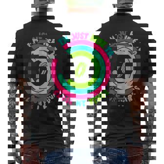 Regalo Divertido De Entrenamiento 2025 Con Texto En Inglés I'm Just Here To Close My Rings Camiseta Hombre Estampado Espalda - Regaloses