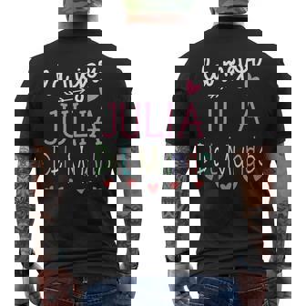 Regalo Para Nombre De Julia La Mejor Julia Del Mundo Camiseta Hombre Estampado Espalda - Regaloses