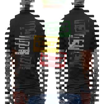 Reggae Cassette De Musiqueintage Rétro Rastafari Rasta T-shirt imprimé au dos - Cadeauxyz