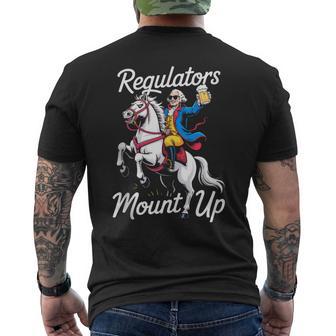 Regulators Mount Up 4Th Of July Usa Independence Day Men's T-shirt Back Print - Thegiftio UK