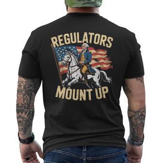 Regulators Mount Up 4Th Of July Patriotic Men's T-shirt Back Print - Thegiftio UK