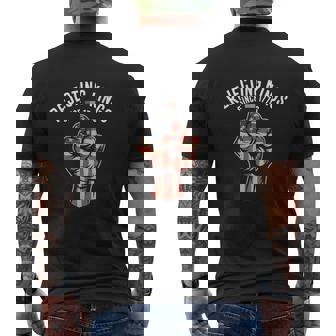 Rejecting Kings Since 1776 Hand Grip Men's T-shirt Back Print | Mazezy