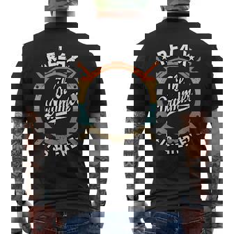 Relax The Drummer Is Here Fürchlagzeug Musiker T-Shirt mit Rückendruck - Geschenkecke