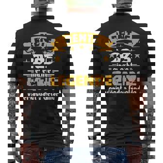Rente 2025 Eine Echte Legendeerlässt Das Gelände T-Shirt mit Rückendruck - Geschenkecke