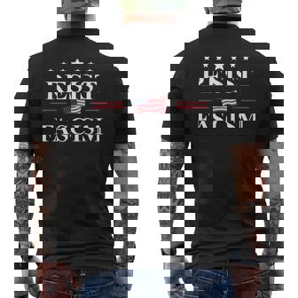 Resist Fascism No Kings Fight Fascism Protest Anti-Fascism Men's T-shirt Back Print - Thegiftio