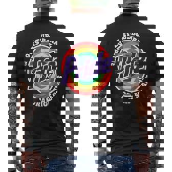 Resist Remove Stubborn Orange Stains Pride Month Lgbtq Men's T-shirt Back Print - Monsterry