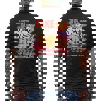 Retour Aux Années 90 Rétrointage Coloré Fêteur Le Thème Des Années 90 Hommes T-shirt imprimé au dos - Cadeauxyz