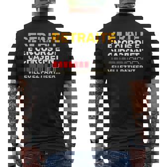 Retraite Chargement Retraite Humour 2025 T-shirt imprimé au dos - Cadeauxyz