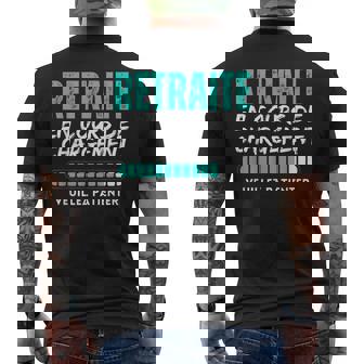 Retraite En Cours De Chargement Drôle Humour Retraité T-shirt imprimé au dos - Cadeauxyz