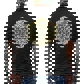Retro Back To School Boys Old Camo Pre-K Men's T-shirt Back Print | Mazezy