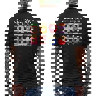 Retro Behavior Is My Jam Aba Rbt Therapist Behavior Analyst Men's T-shirt Back Print - Thegiftio