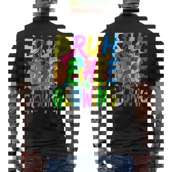 Retro Bruh We Are Glowing In My Glowing Era Colorful Men's T-shirt Back Print - Monsterry