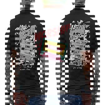 Retro Cassette Made To Worship Psalms 150 Men's T-shirt Back Print | Mazezy