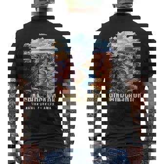 Retro Classic Grand Canyon National Park Men's T-shirt Back Print - Thegiftio UK