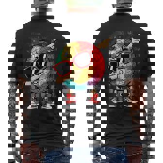 Retro Disco Ball Dabbing 70S Nightclub Dance Party Costume Men's T-shirt Back Print - Thegiftio