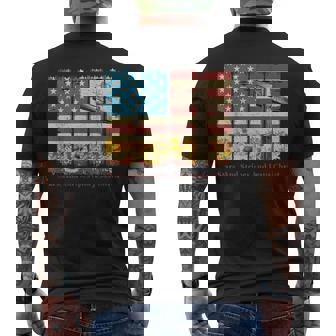 Rétro Étoiles Et Rayures Et Jésus Christ 4 Juillet T-shirt imprimé au dos - Cadeauxyz