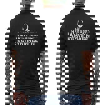 Retro I Have Friends Everywhere Andor Inspired Minimalist Men's T-shirt Back Print - Monsterry