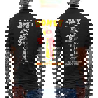 Retro Quote Homey Basic I Dont Think So Meme Clown Men's T-shirt Back Print - Thegiftio