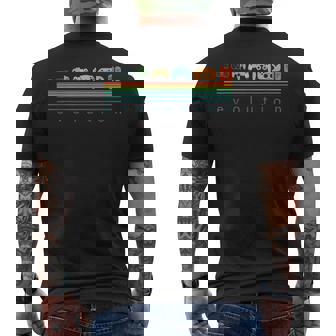 Retro Game Controller Evolution 80S 90S Game Lover Men's T-shirt Back Print - Monsterry