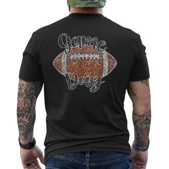 Retro Game Day Game Day Cool Trendy Men's T-shirt Back Print - Thegiftio UK
