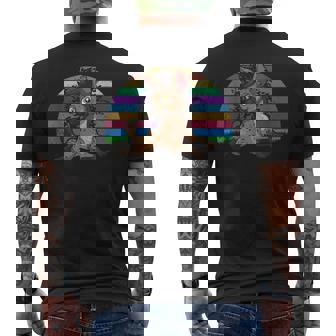 Retro Hyena T-shirt imprimé au dos - Cadeauxyz