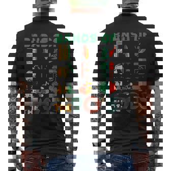 Retro Popular Music Bands Of The 90S Vintage Rock Band Men's T-shirt Back Print - Thegiftio UK