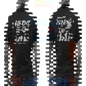 Retro Protect The Dolls Gender Equality Human Rights Lgbt Men's T-shirt Back Print - Thegiftio UK