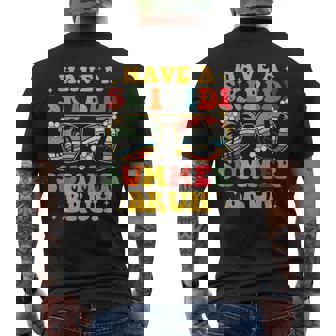 Retro Have A Skibidi Summer Bruh Last Day Of School Men's T-shirt Back Print - Monsterry