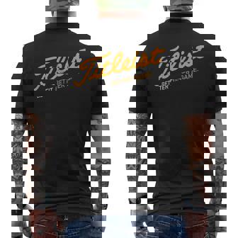Retro Titleis-T Better Fit Better Game Golfing Golfer Golf Men's T-shirt Back Print | Mazezy